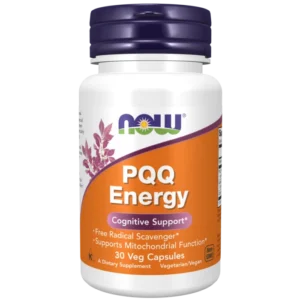 NOW PQQ Energy 20mg Plus Vcaps 30’s