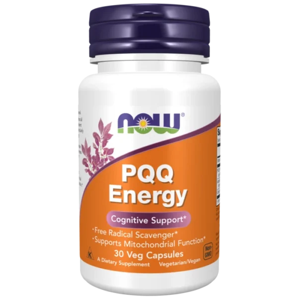 NOW PQQ Energy 20mg Plus Vcaps 30’s