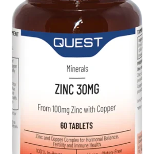 QUEST Zinc Citrate 30mg Tabs 60’s