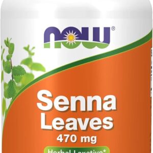 NOW Senna Leaves 470mg Caps 100’s